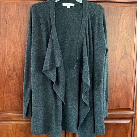 Loft wool blend open front cardigan - Picture 1 of 5